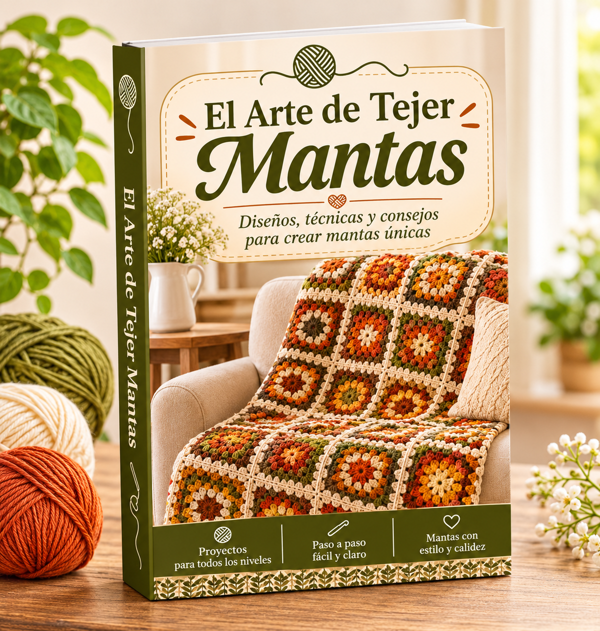 50 Mantas en Crochet para Decorar tu Hogar con Estilo + 3 BONUS